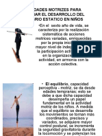 Actividades para mejorar el equilibrio en niños