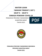 Materi Ukt Geup 2021 Masa Pendemi