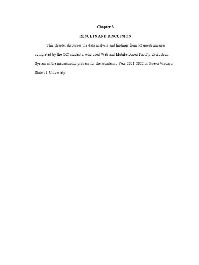 Sample Format Chapter 3 and Chapter 4 1 | PDF | Educational Technology ...