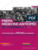 Brochure Prepa MedAnticipee 2018 19