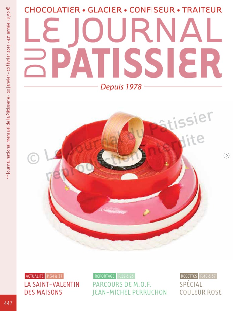 447 - Journal Du Patissier | PDF | Desserts | Nourritures