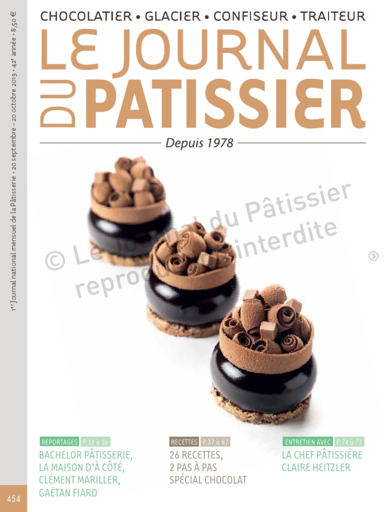 Pâtisserie simplement naturelle - Benoît Castel - Empreinte Sucrée