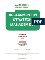 Assessmenti N Strategi C Management: Plana, Jeanb