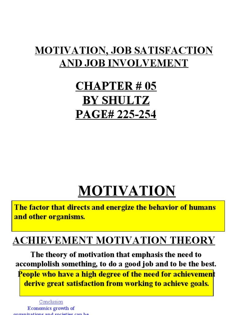 Motivation and Job Involvement Insights | PDF | Motivation | Motivational