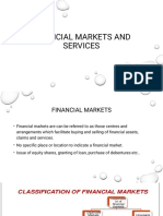 Financial Markets and Services