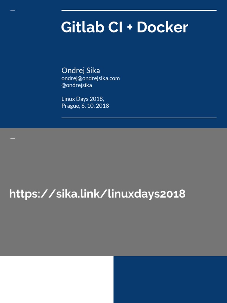 GitLab CI with Docker Guide | PDF | Free Software | Technology Development