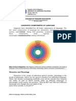 Components of Language 