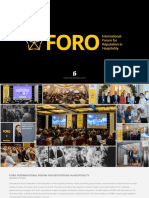 FORO International Forum For Reputation in Hospitality