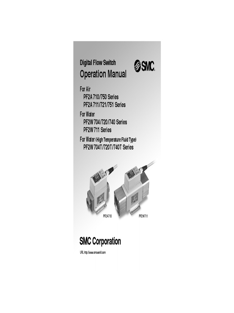 Operation Manual Digital Flow Switch PDF Switch Electrical Connector