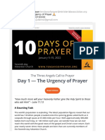 Day 1 - The Urgency of Prayer ?
