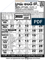 Telugu Calander