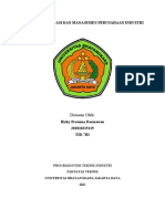 Organisasi dan Manajemen Perusahaan Industri