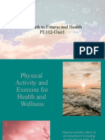 The Path To Fitness and Health PE102-Unit1