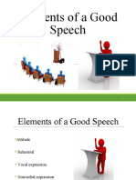 Important Things To Rmember in Delivering A Good Speech