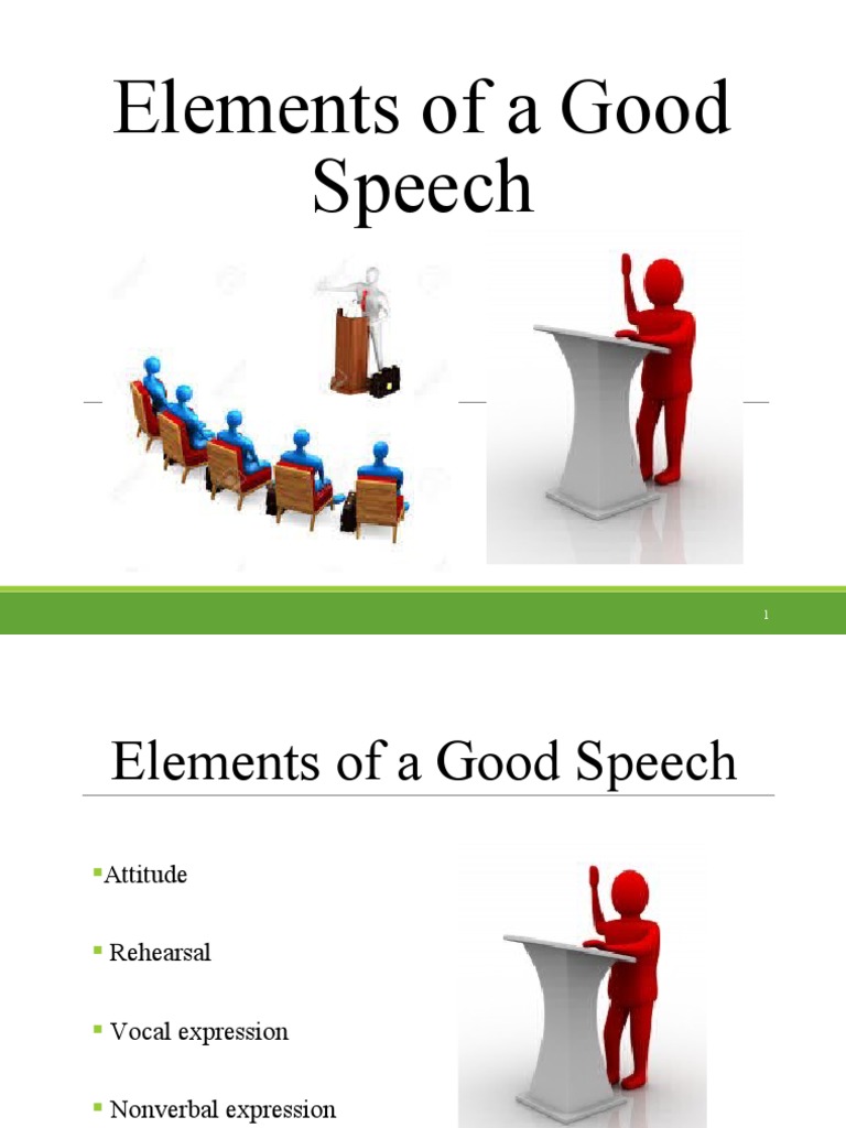 important things to remember when delivering a speech