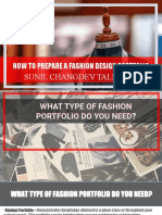 How To Prepare A Fashion Design Portfolio: Sunil Changdev Talekar