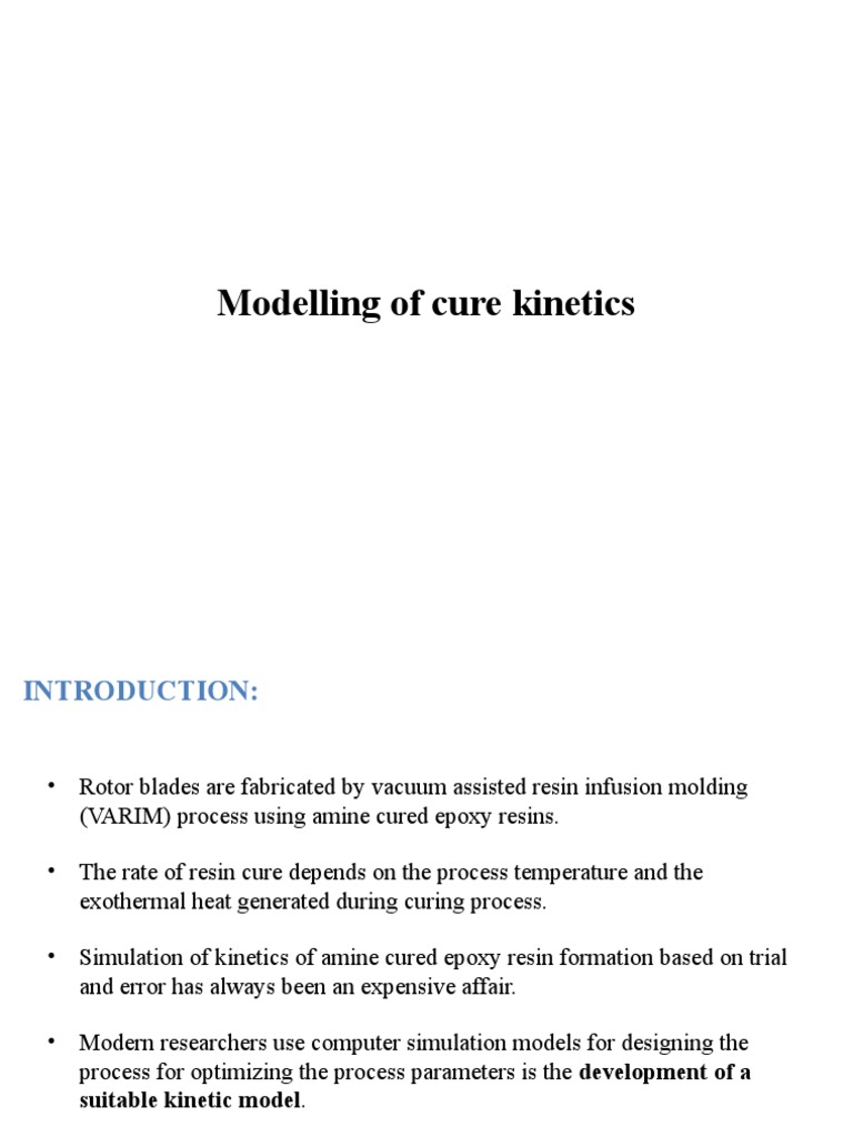 Cure Kinetics Modeling of Epoxy Resins | PDF | Differential Scanning ...