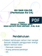 Pertemuan 14 Fisika (Suhu Dan Kalor)