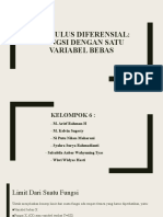 KALKULUS - DIFERENSIAL - Kelompok 6