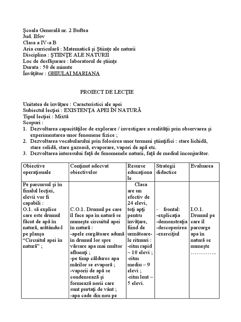 Proiect Apa | PDF