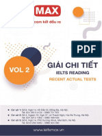 Ielts Recent Reading Actual Tests Vol 2 - Giai Chi Tiet