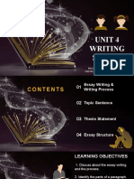 Unit 4 Writing Skills: English For Academic Purposes Centre For Education and Language