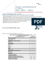 Planificare Calendaristica Clasa A 3-A