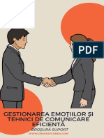 Gestionarea Emotiilor Si Tehnici de Comunicare Eficienta