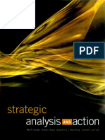 Book Strategic Analysis and Action