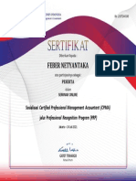 Feber Netyantaka: Sosialisasi Certified Professional Management Accountant (CPMA)