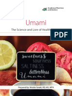 Umami: The Science and Lore of Healthy Eating