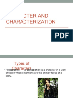 Characterandcharacterization in Prose