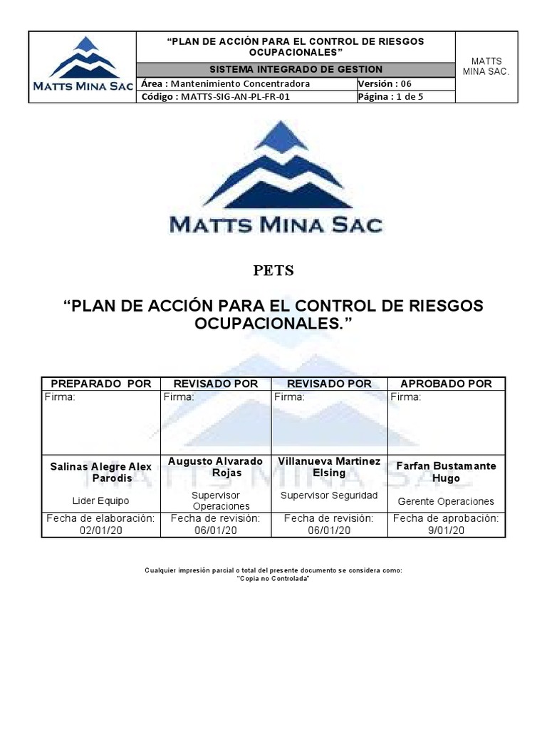 Matts-sig-An-pl-fr-01 Plan de Acción para El Control de Riesgos ...