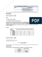 CONFIGURAÇÕES DE APARELHO PARA RUÍDOS CONTÍNUOS E DE IMPACTO