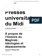 La Tunisie Mosaïque - À Propos de L'histoire Du Maghreb - Idéologies Et Dépassements - Presses Universitaires Du Midi