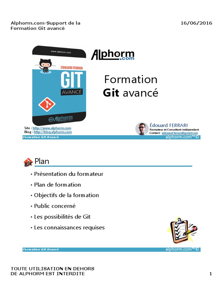 Ressources Formation Git Avance | PDF | Internet et Web | Internet