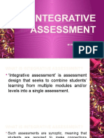 Overview of Integrative Assessment