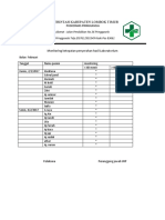 Monitoring Ketepatan Penyerahan Hasil Laboratorium