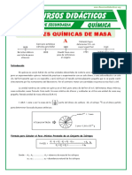 Unidades Quimicas de Masa Para Primero de Secundaria