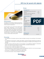 GS Recipe Library: 40% Low Fat Spread With Alginate