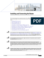 Installing and Connecting Cisco 2921 Router