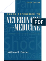 Quick Reference Guide To Veterinary Medicine