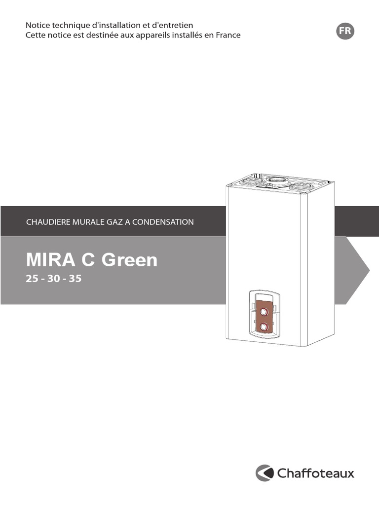 Chaudière Mira C Green Notice