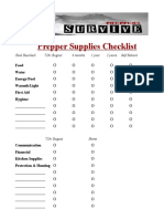 How To Organize Prepper Supplies PDF