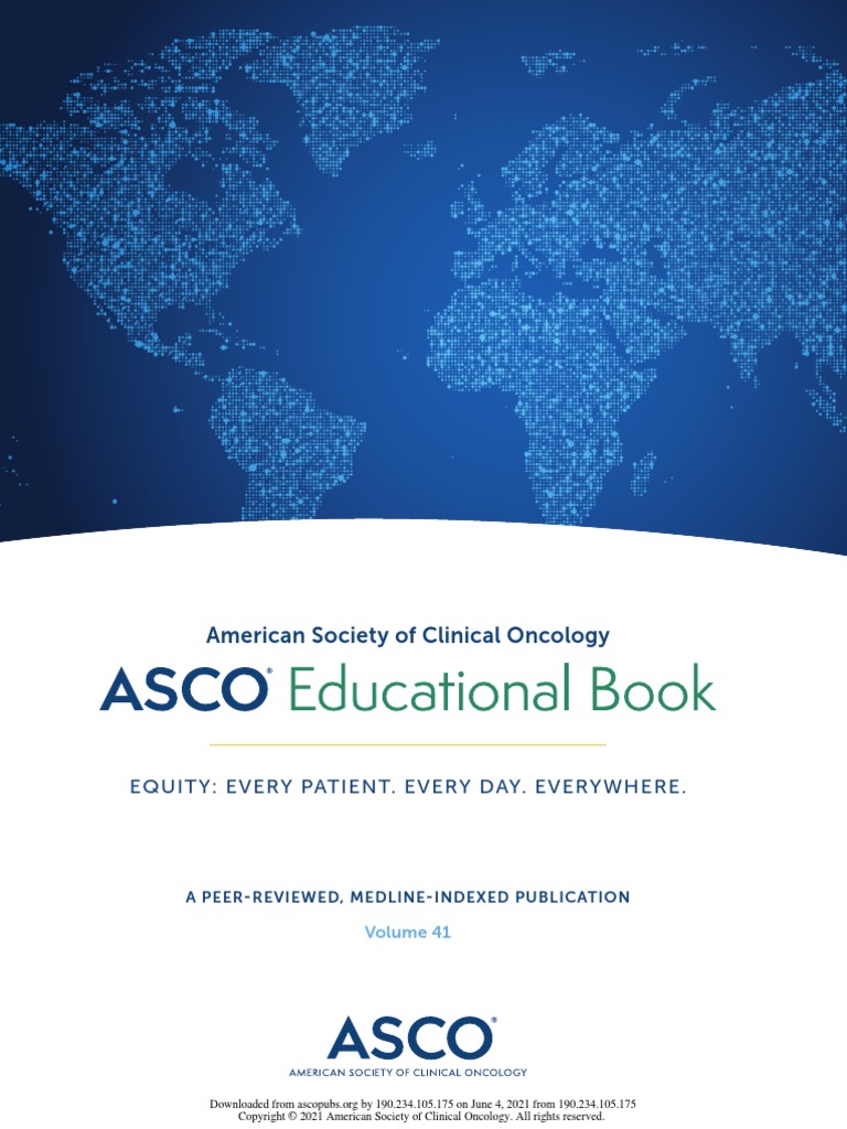 ASCO Educational Book 2021 PDF Cancer Chemotherapy