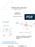 Mecanica de Suelos Ii - Clase N°11 (Redes de Flujo)