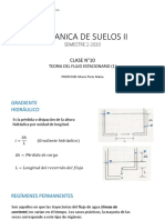 Mecanica de Suelos Ii - Clase N°10 (Teoria Del Flujo Estacionario)