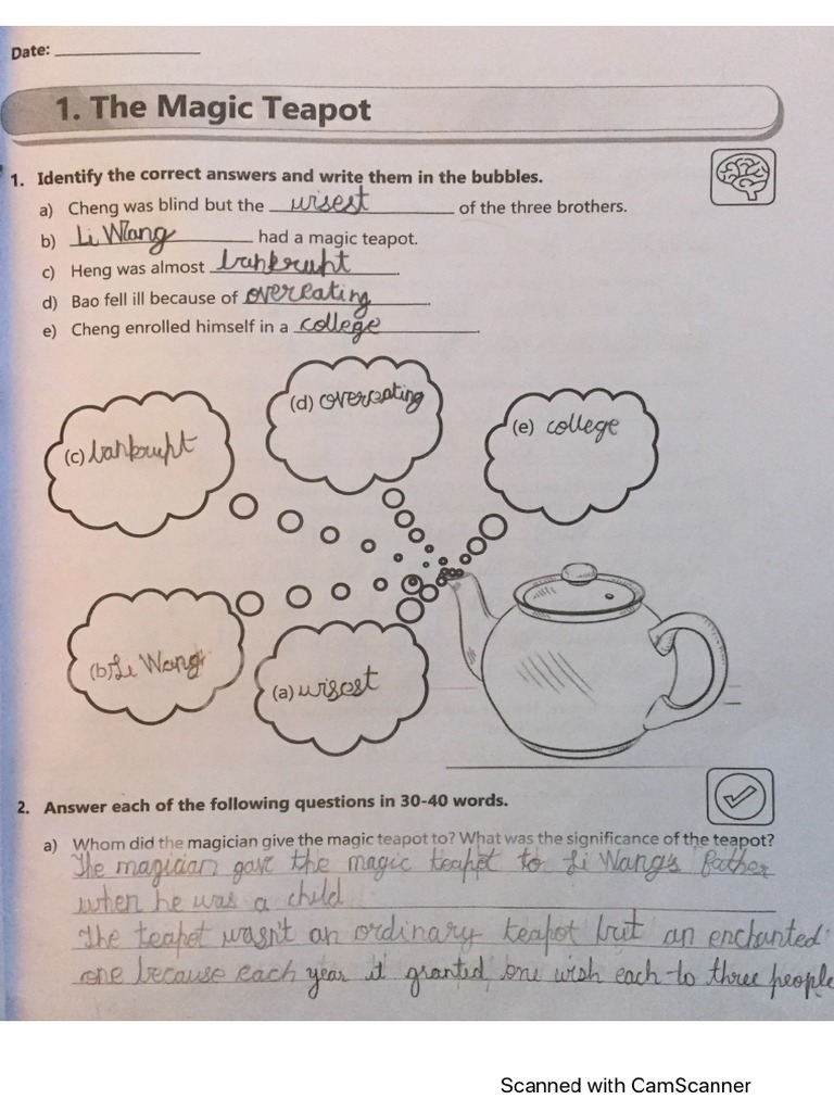 Magic Teapot - Workbook | PDF