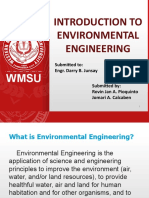 Introduction To Environmental Engineering: Submitted To: Engr. Darry B. Junsay