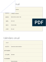 Plantilla Calendarios Briefing